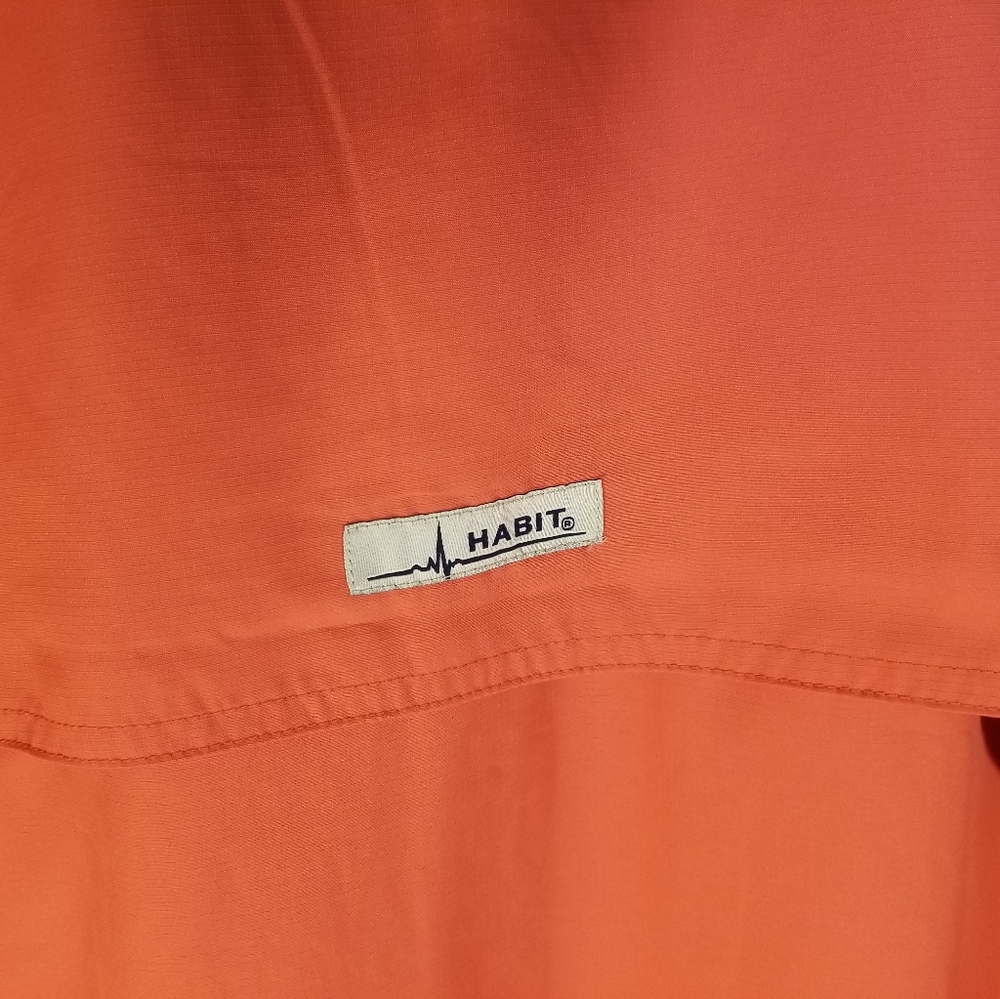 Habit Fishing Shirt Medium Spiced Coral View 3